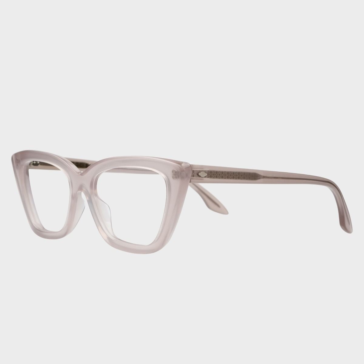 Cutler and Gross, 1241 Optical Cat-Eye Glasses - Prawn Cocktail