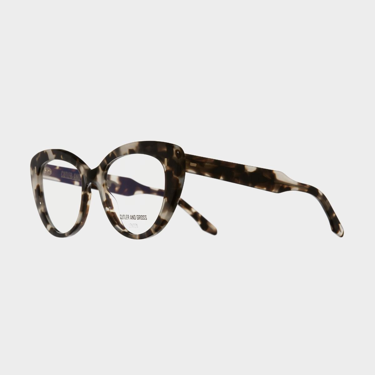 Cutler and Gross, 1350 Optical Cat Eye Glasses - Jet Engine Grey