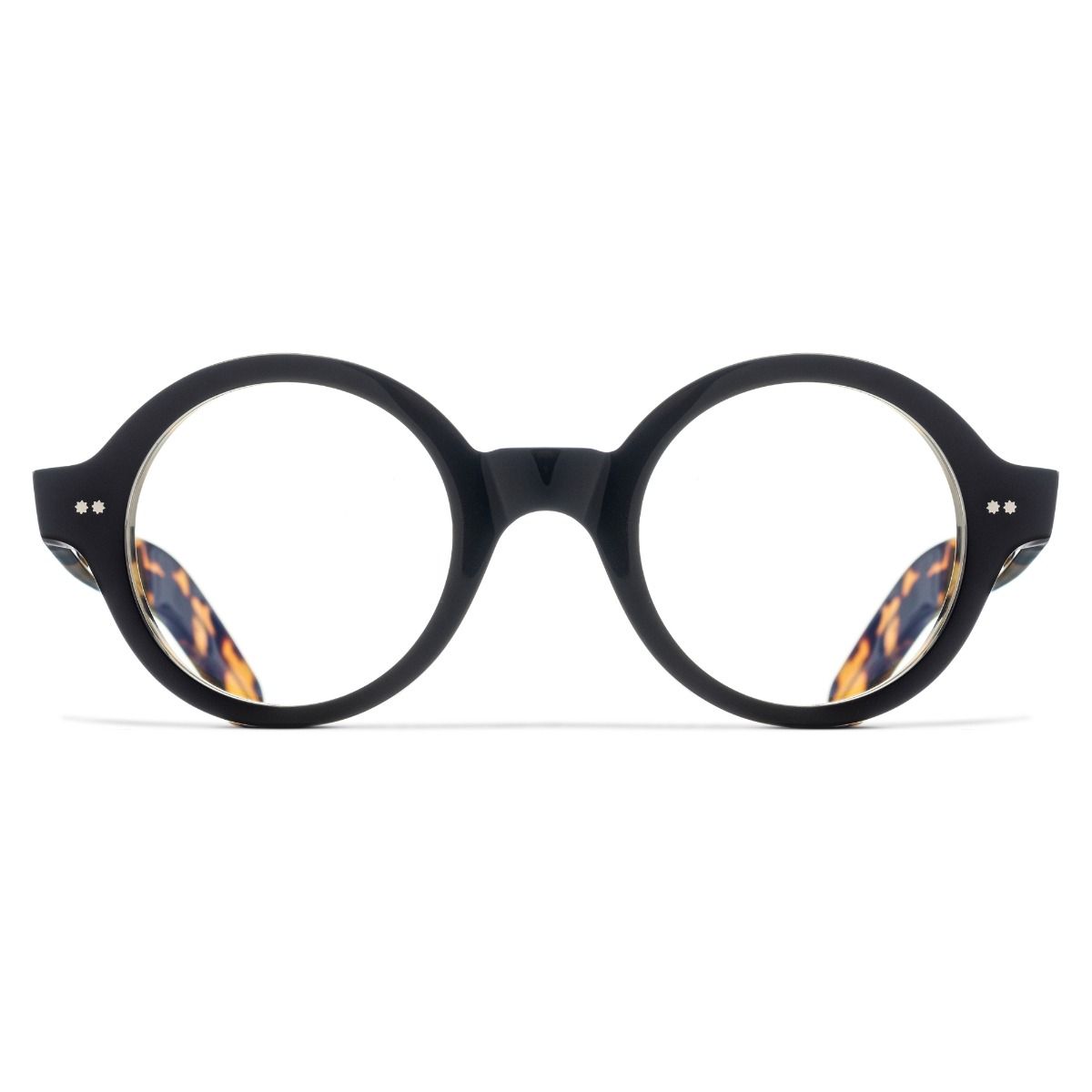Cutler and Gross, 1396 Optical Round Glasses-Black on Camo