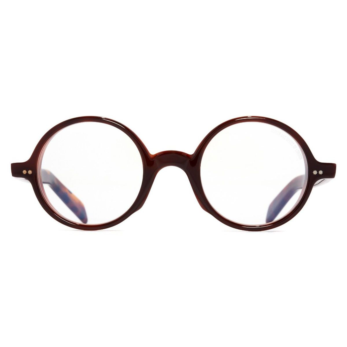 GR01 Round Optical Glasses - Multi Havana Burgundy by Cutler and Gross