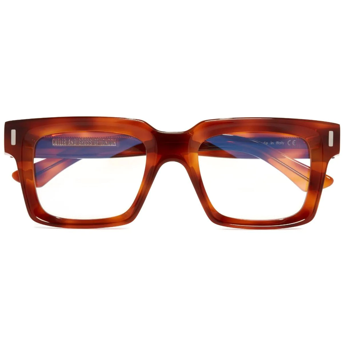 1386 Optical Square Glasses - Honey Turtle Havana