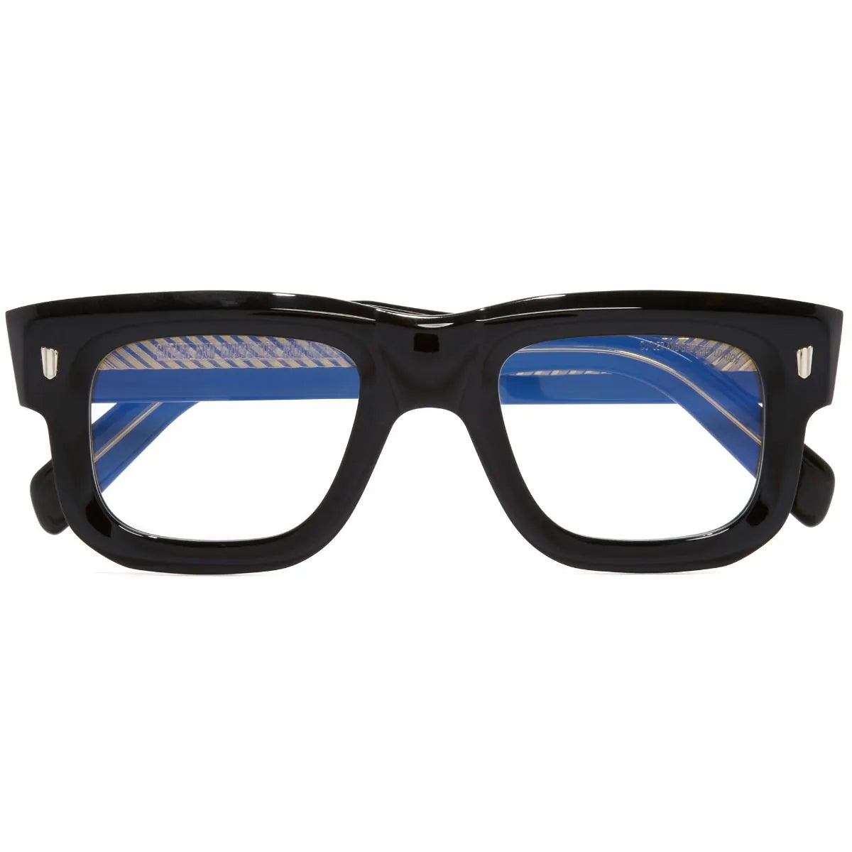 1402 Square Optical Glasses - Black on Yellow by Cutler and Gross