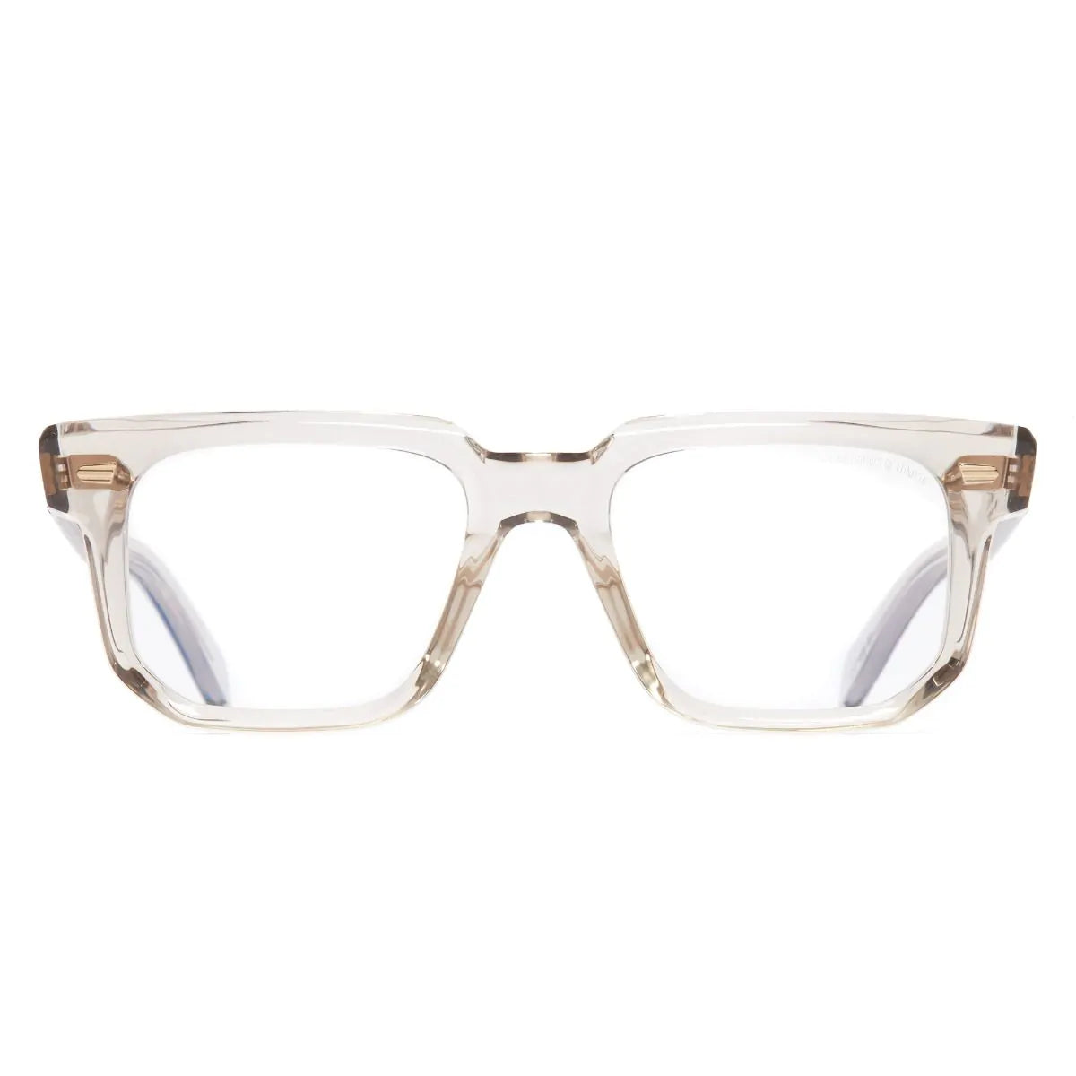 1410 Square Optical Glasses-Sand Crystal by Cutler and Gross