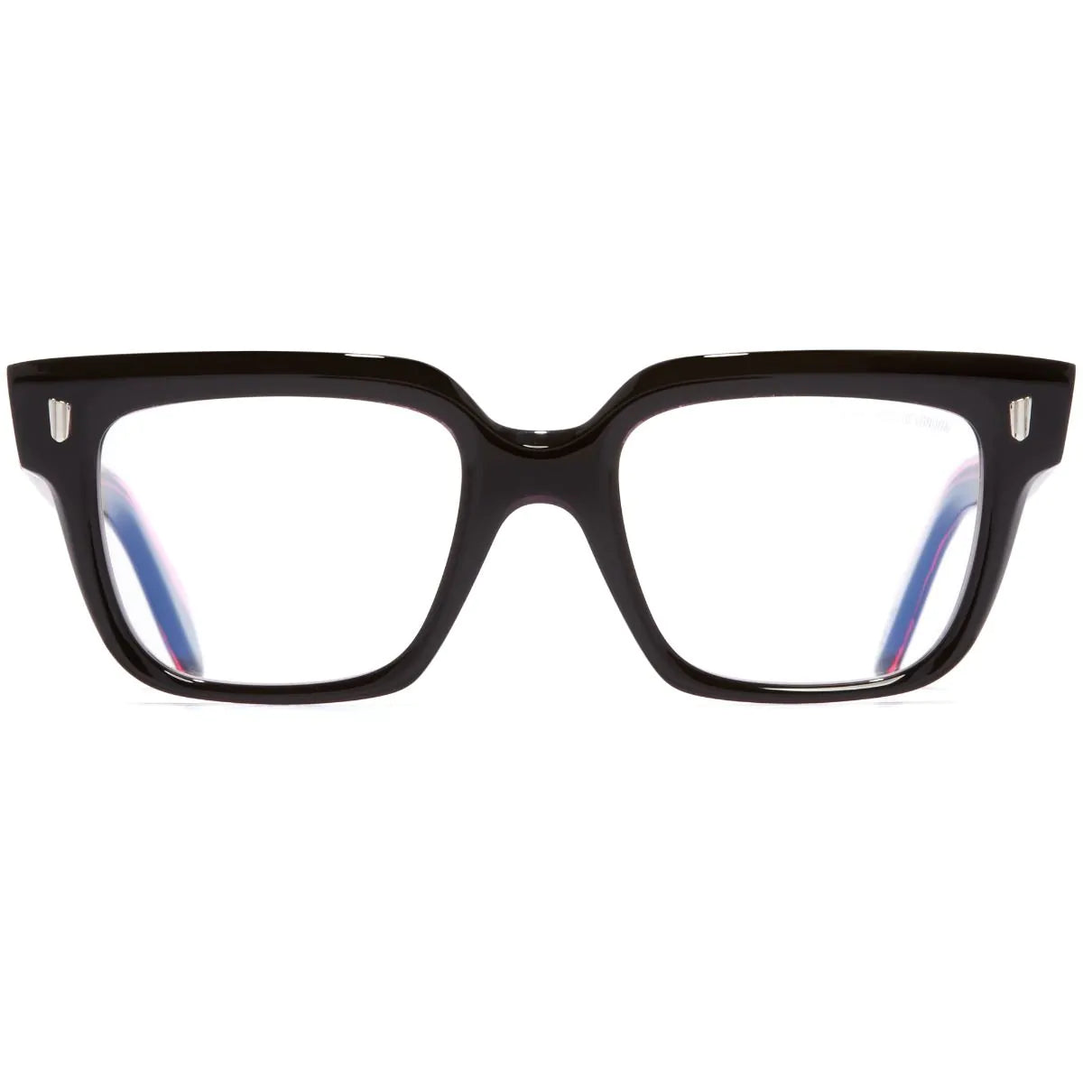 9347 Square Optical Glasses - Black on Pink by Cutler and Gross