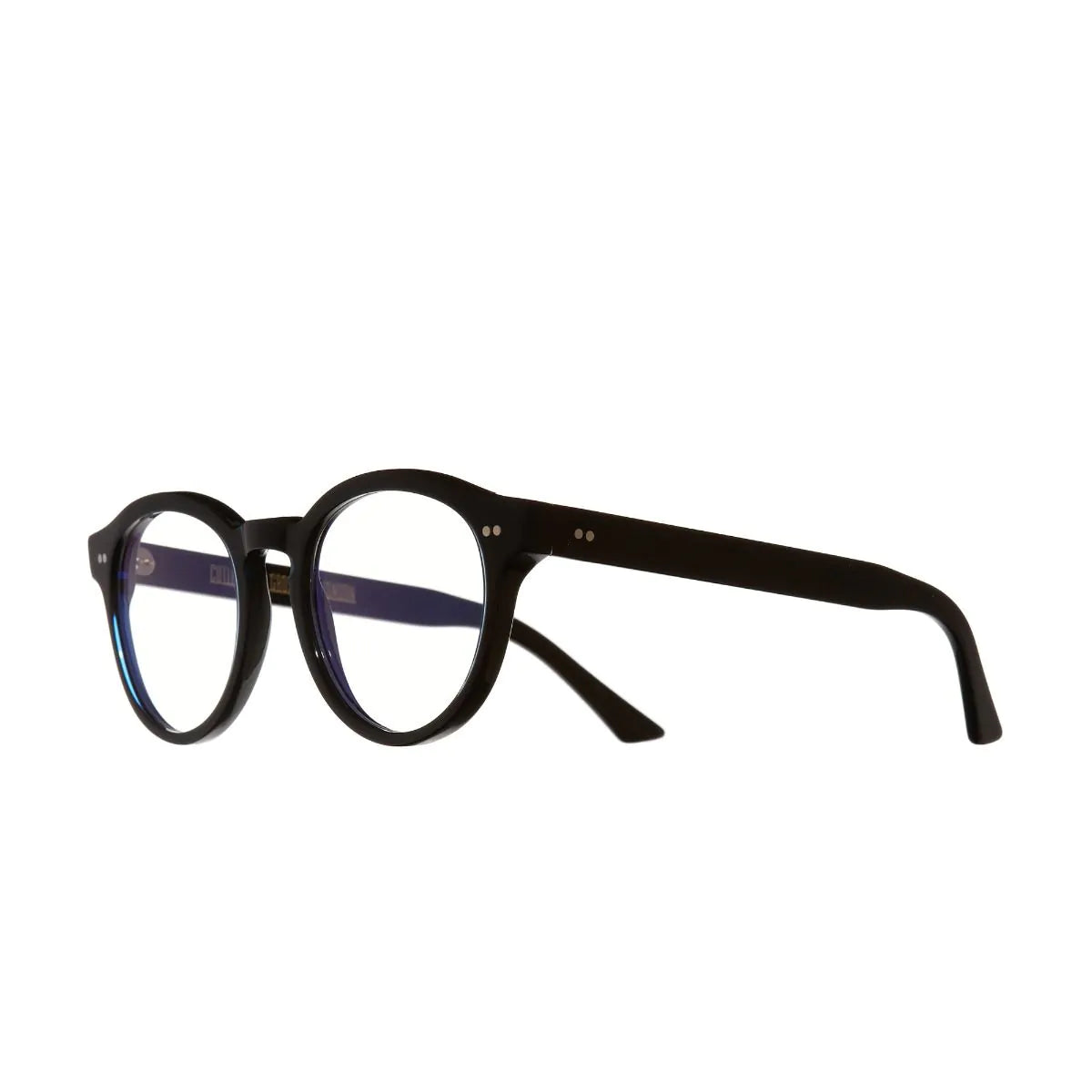 1378 Blue Light Filter Optical Round Glasses - Black