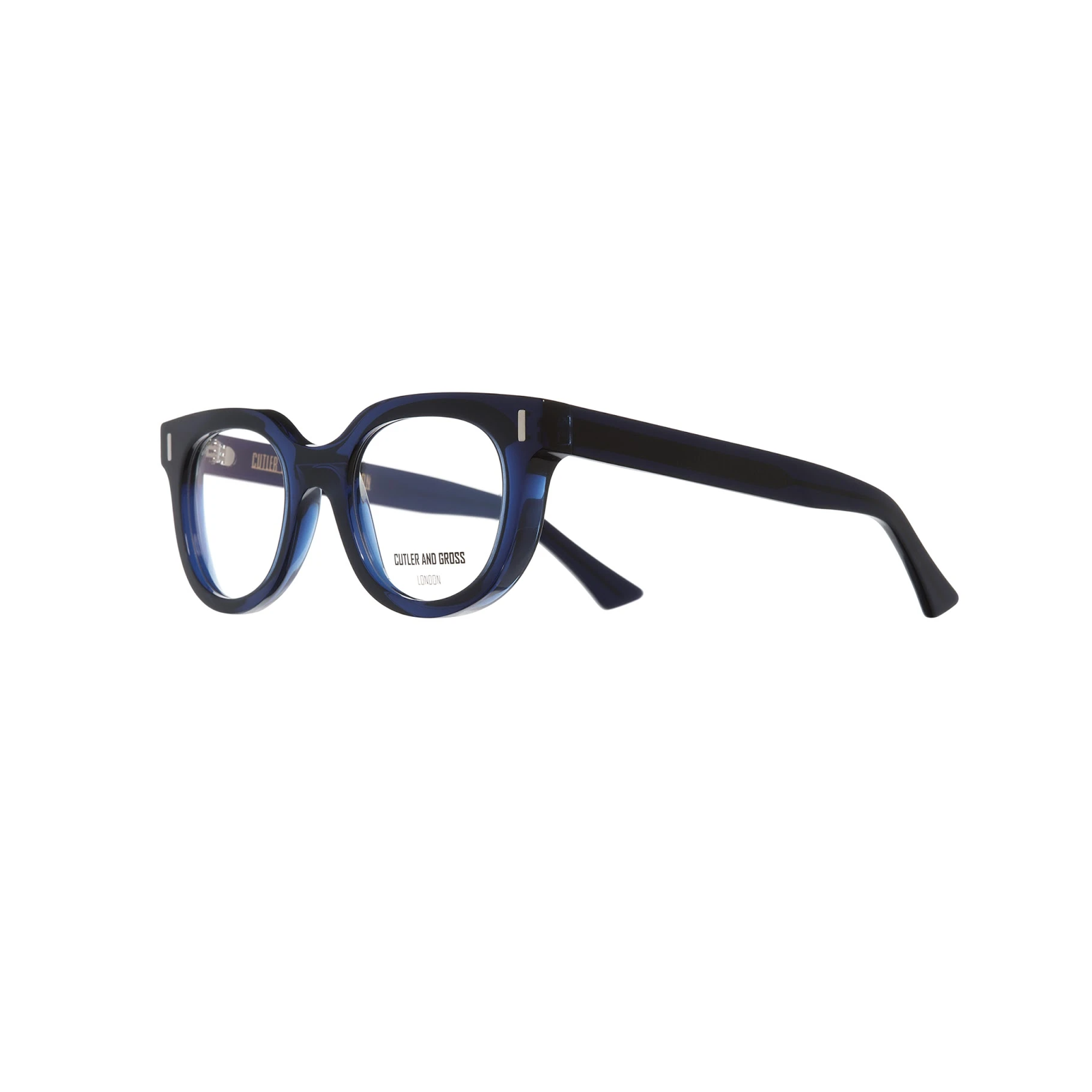 Cutler and Gross, 1304 Optical Round Glasses - Classic Navy