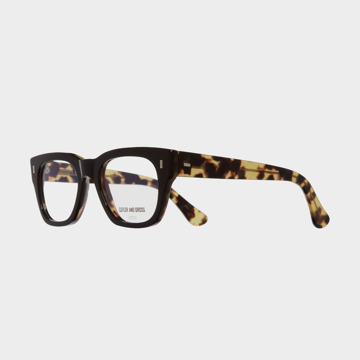 Cutler and Gross 0772V2 Optical Square Glasses - Black on Camo
