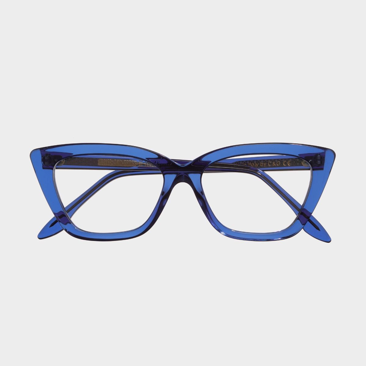 Cutler and Gross 1241 Optical Cat-Eye Glasses - Russian Blue