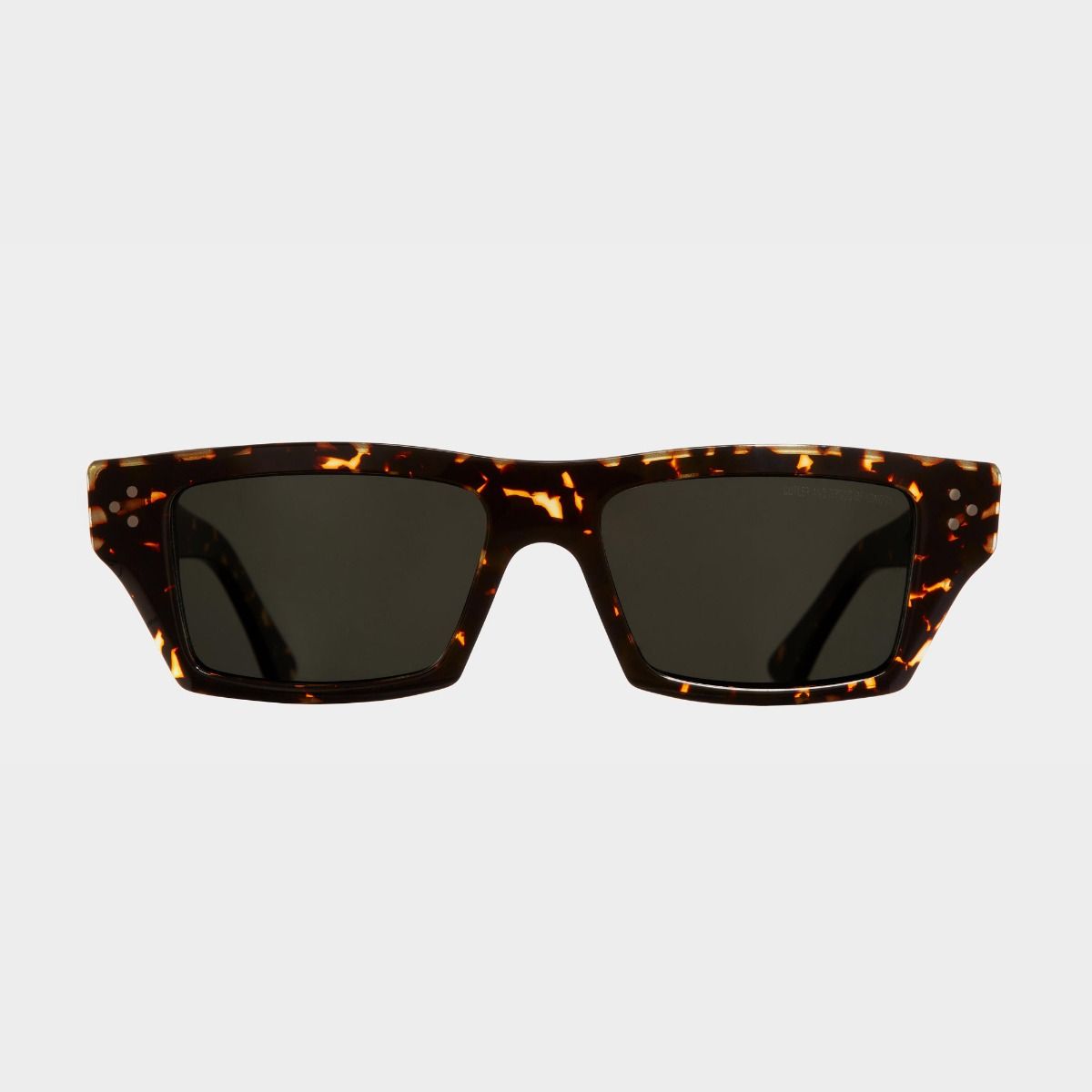 Cutler and Gross, 1295 Rectangle Sunglasses - Dark Leopard