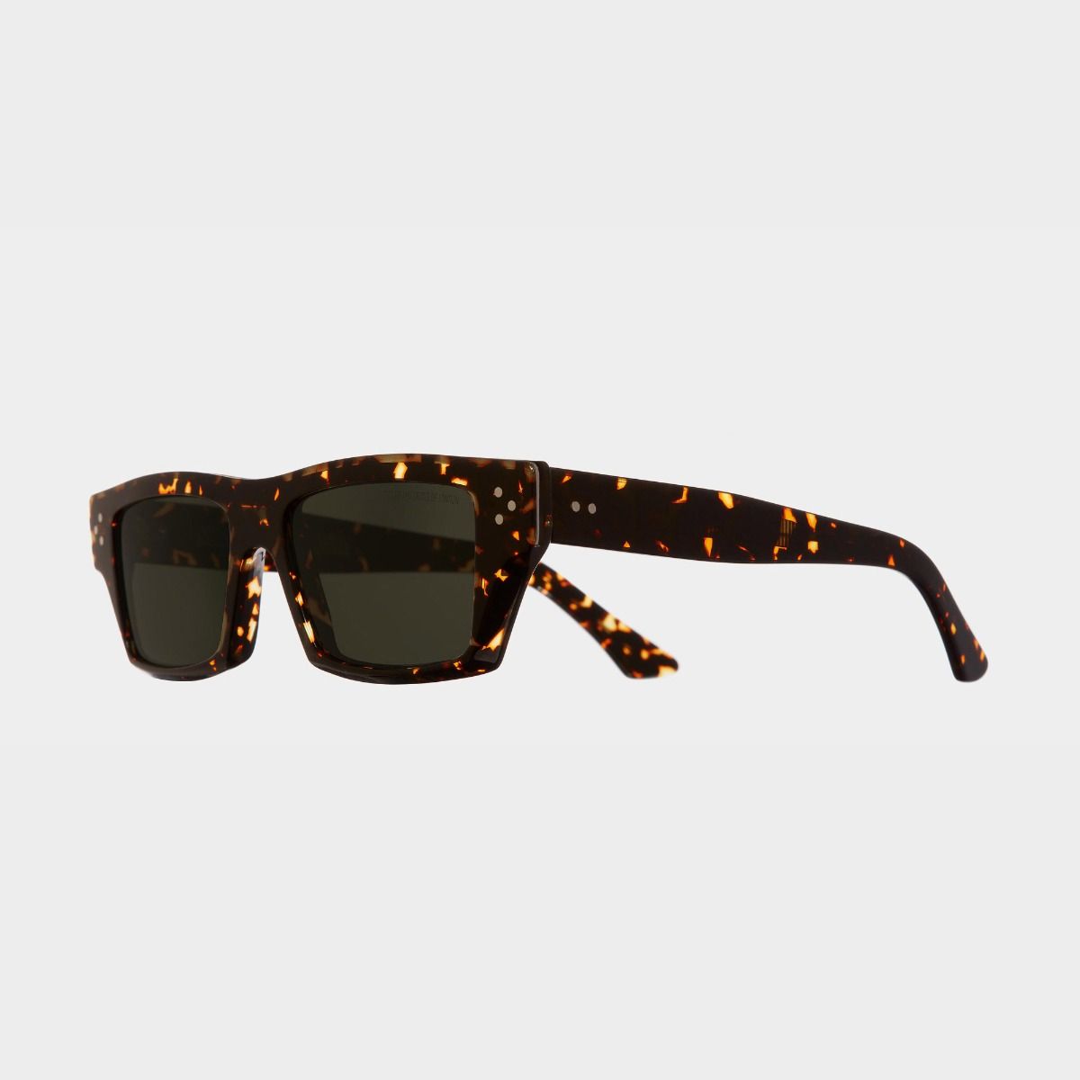 Cutler and Gross, 1295 Rectangle Sunglasses - Dark Leopard