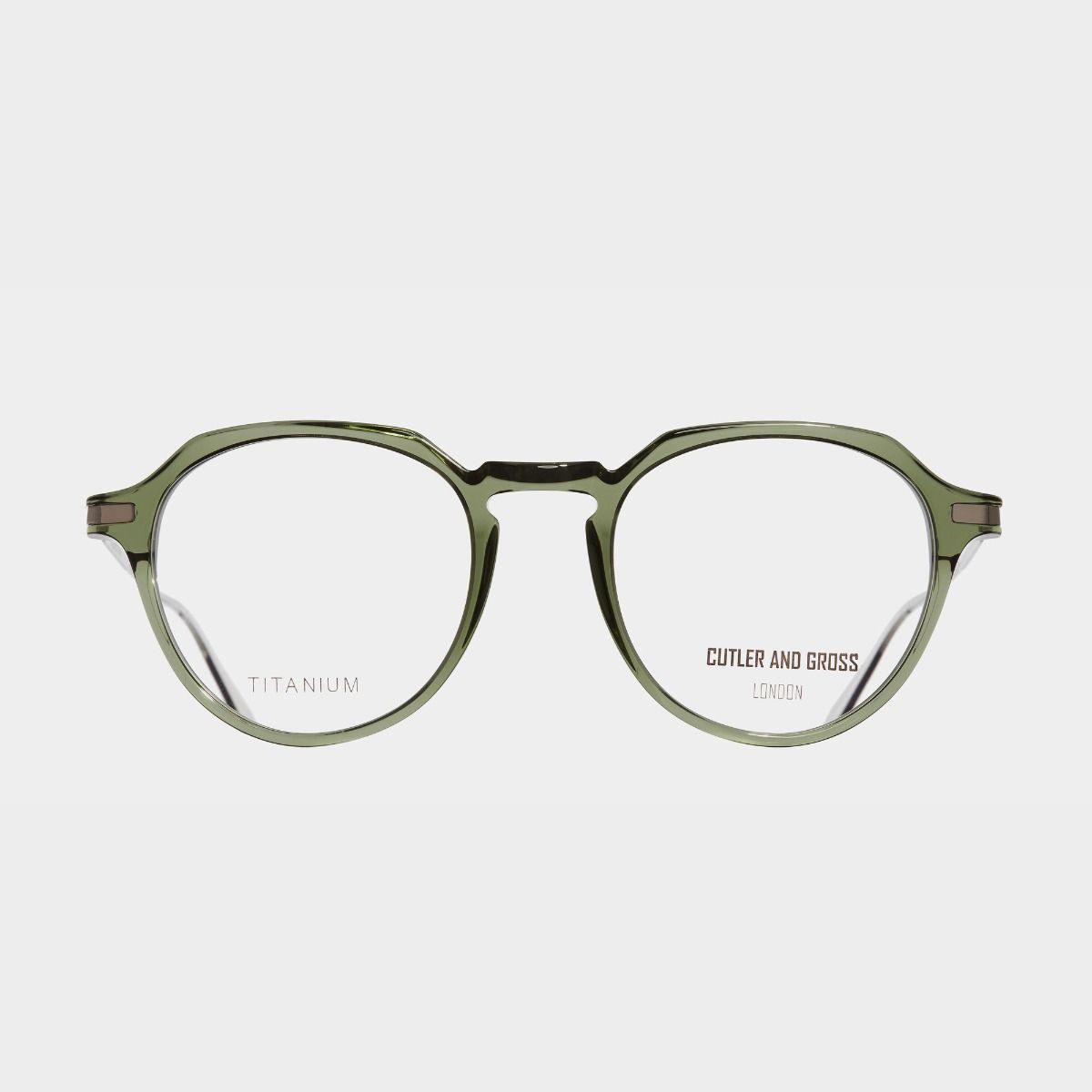 Cutler and Gross, 1302 Optical Round Glasses (Small) - Seaweed Green