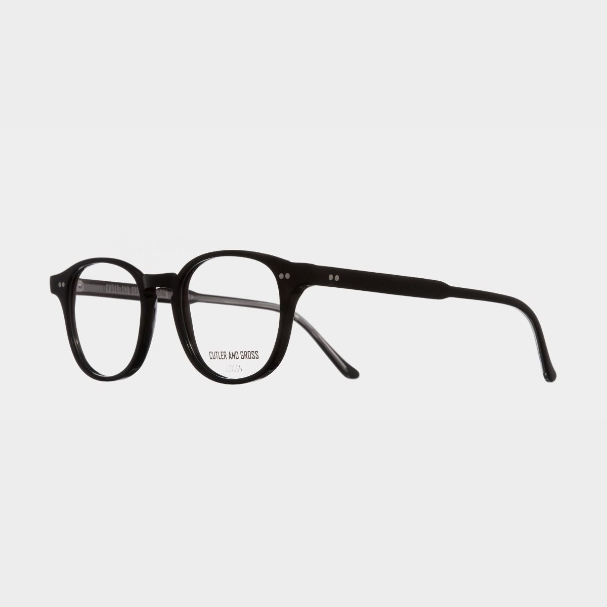 Cutler and Gross, 1312  Optical D-Frame Glasses (Small) - Black