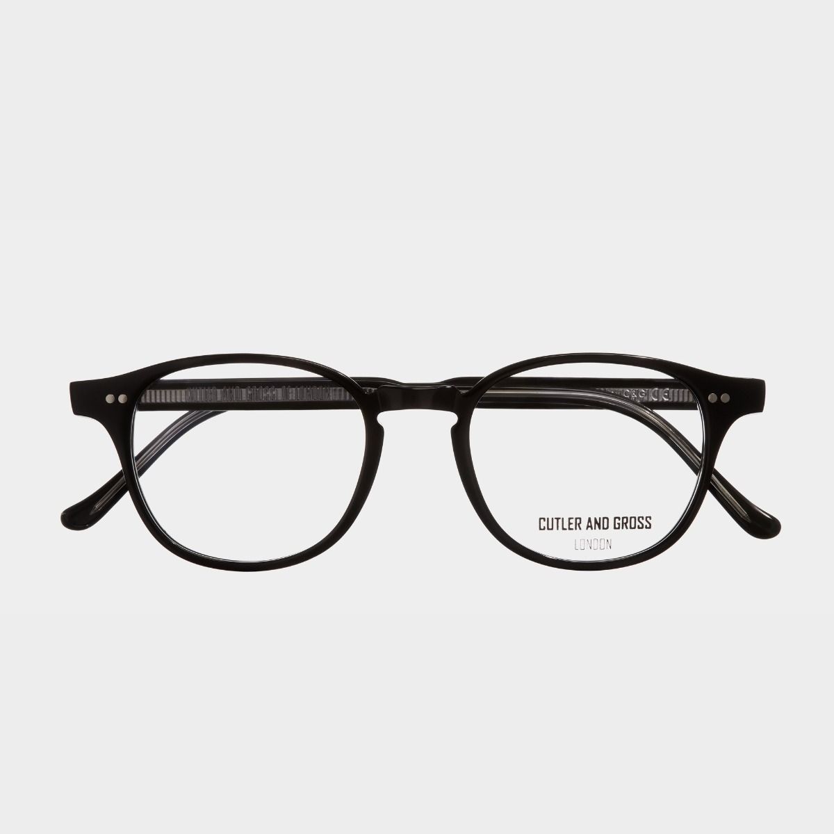 Cutler and Gross, 1312  Optical D-Frame Glasses (Small) - Black