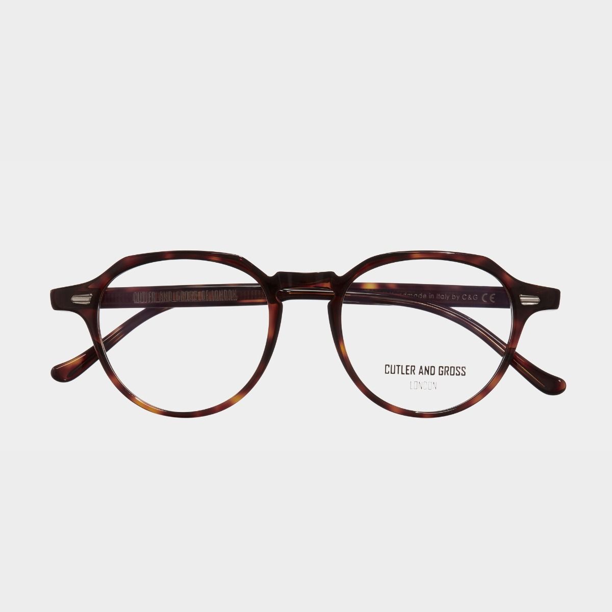 Cutler and Gross, 1313V2 Optical Round Glasses (Large) - Dark Turtle