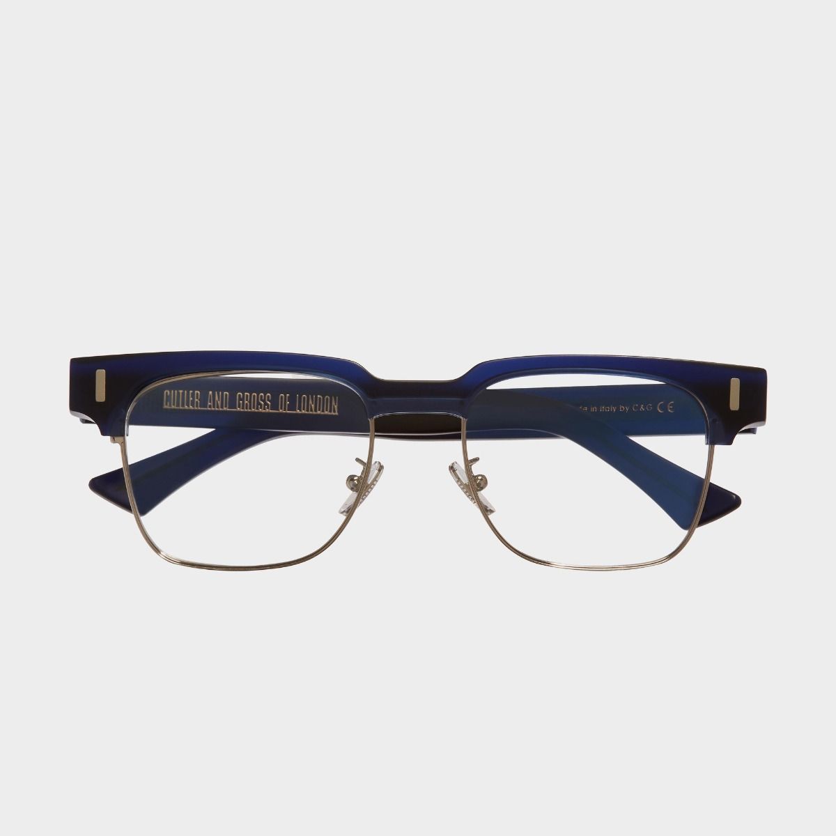 1332 Optical Browline Glasses - Classic Navy