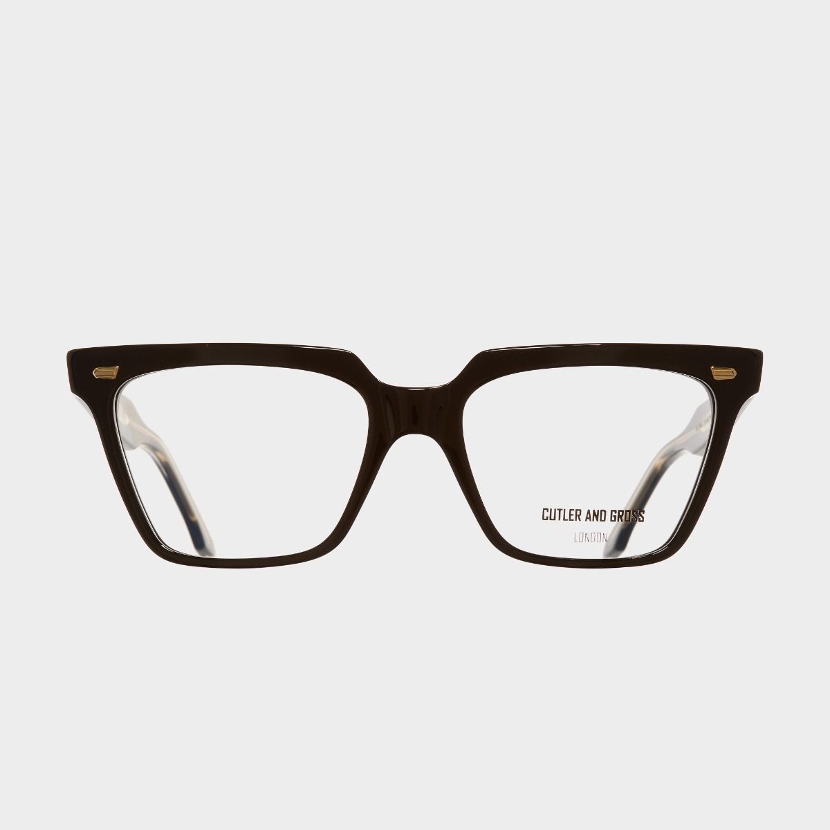 1346 Optical Square Glasses - Black Taxi