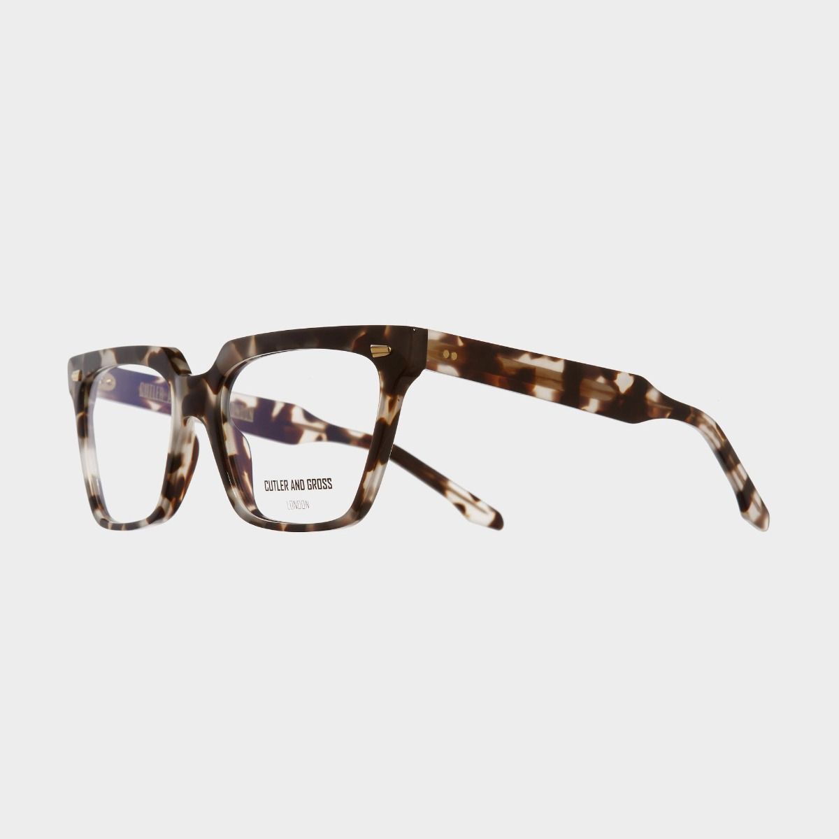 1346 Optical Square Glasses - Jet Engine Grey by Cutler and Gross