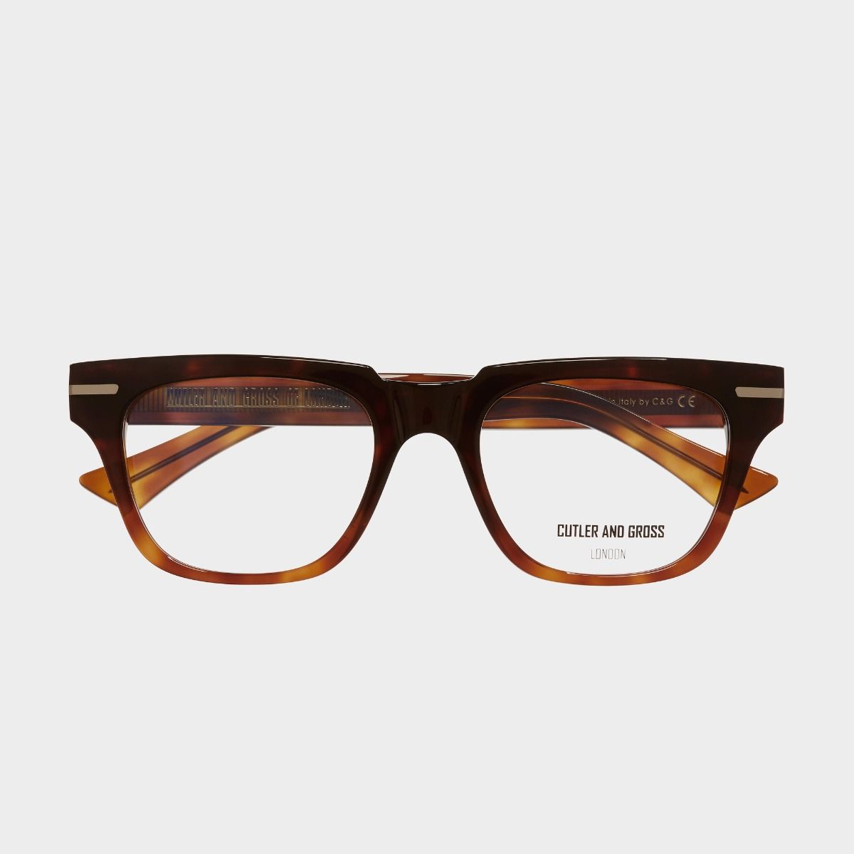 1355 Optical D-Frame Glasses - Whiskey