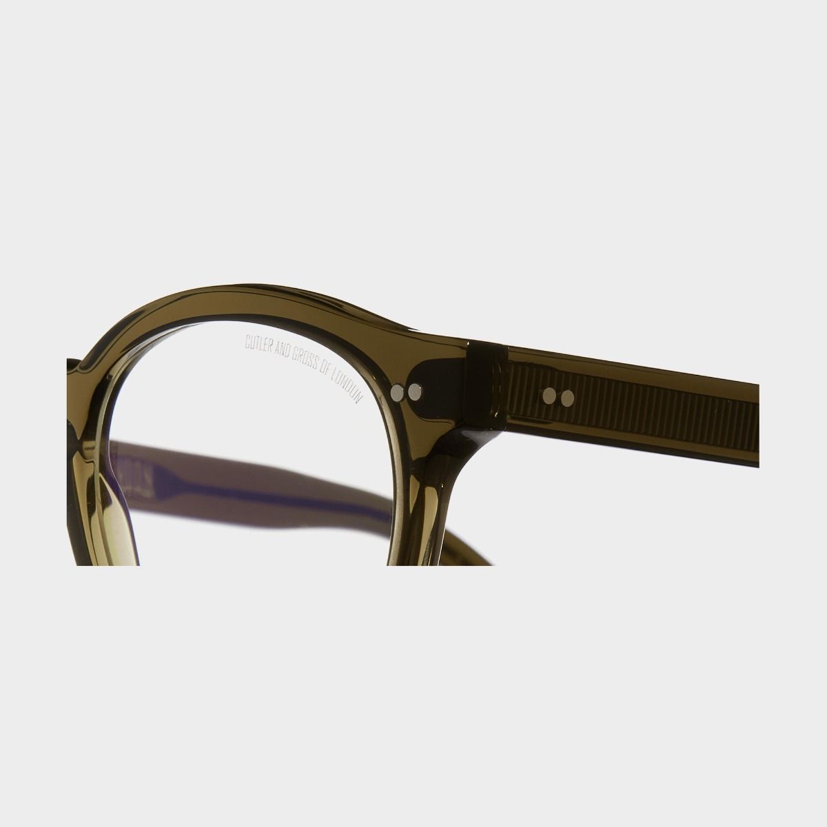 1378 Blue Light Filter Optical Rectangle Glasses - Olive