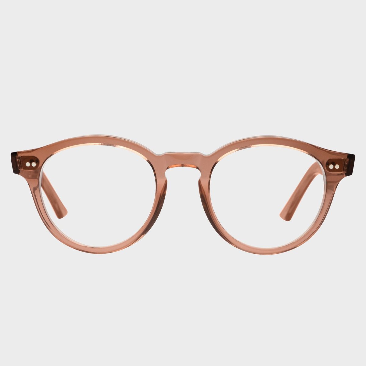 1378 Optical Round Glasses - Rhubarb / Brown
