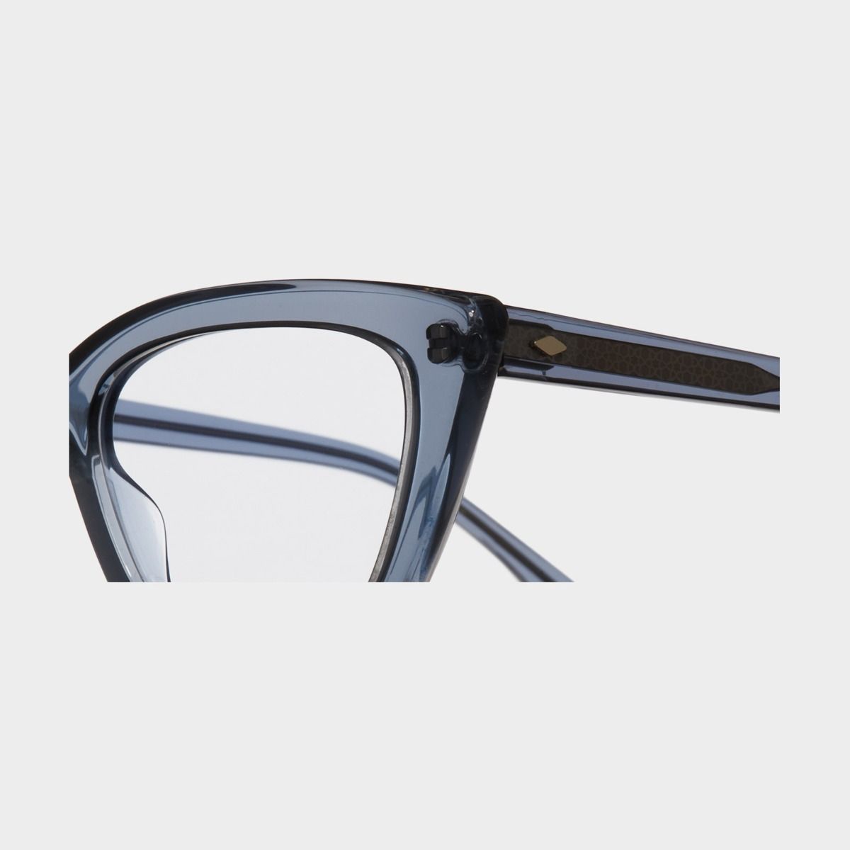 Cutler and Gross 1241 Optical Cat-Eye Glasses - Brooklyn Blue