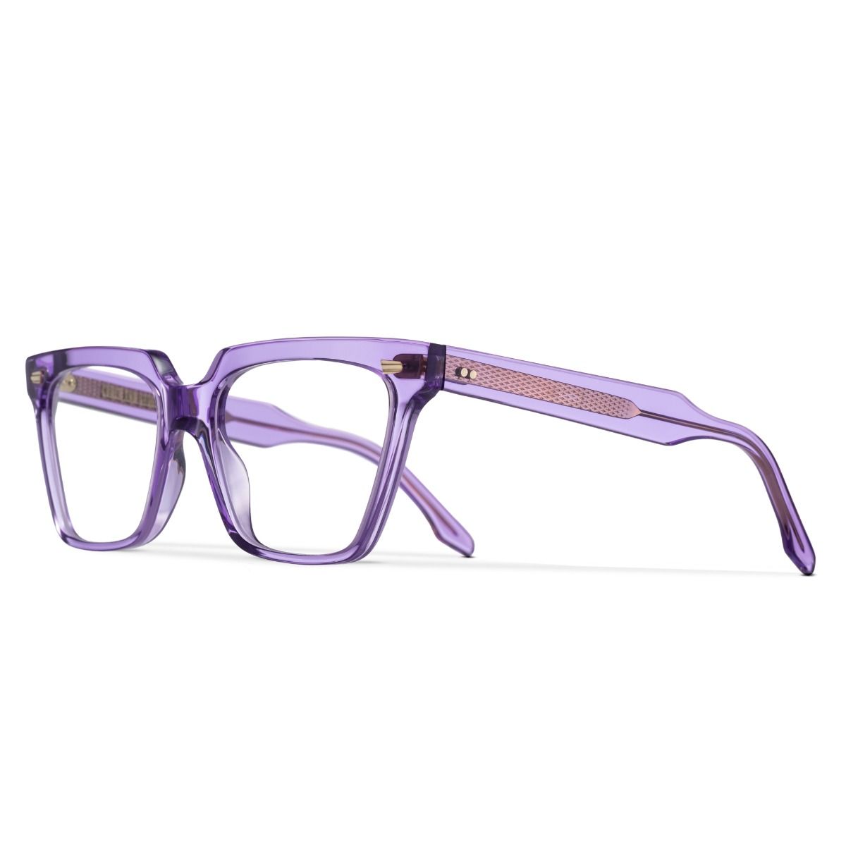1346 Optical Square Glasses - Purple Crystal