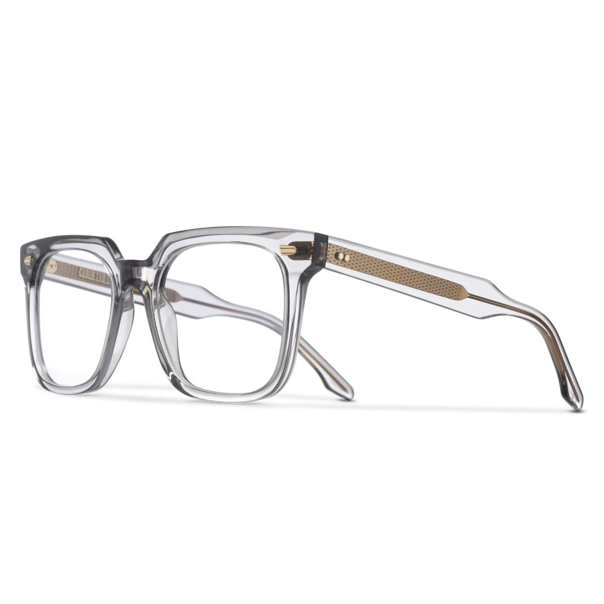 Cutler and Gross, 1387 Optical Square Glasses - Smoke Quartz
