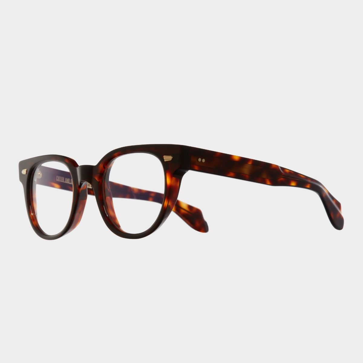 Cutler and Gross, 1392 Optical Round Glasses - Dark Turtle