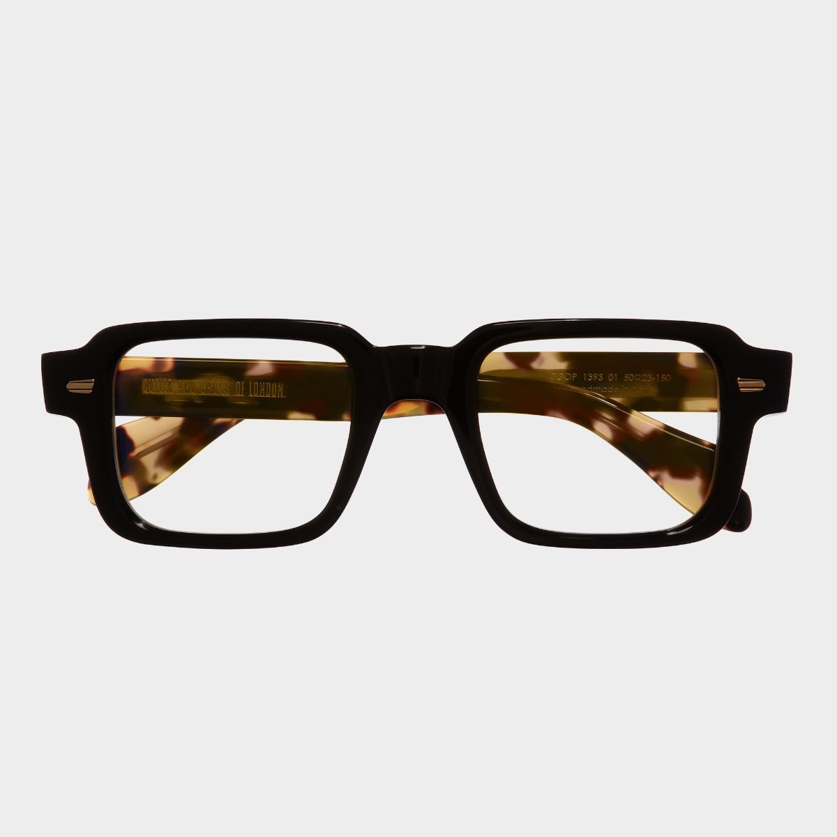 1393 Optical Square Glasses - Black on Camo