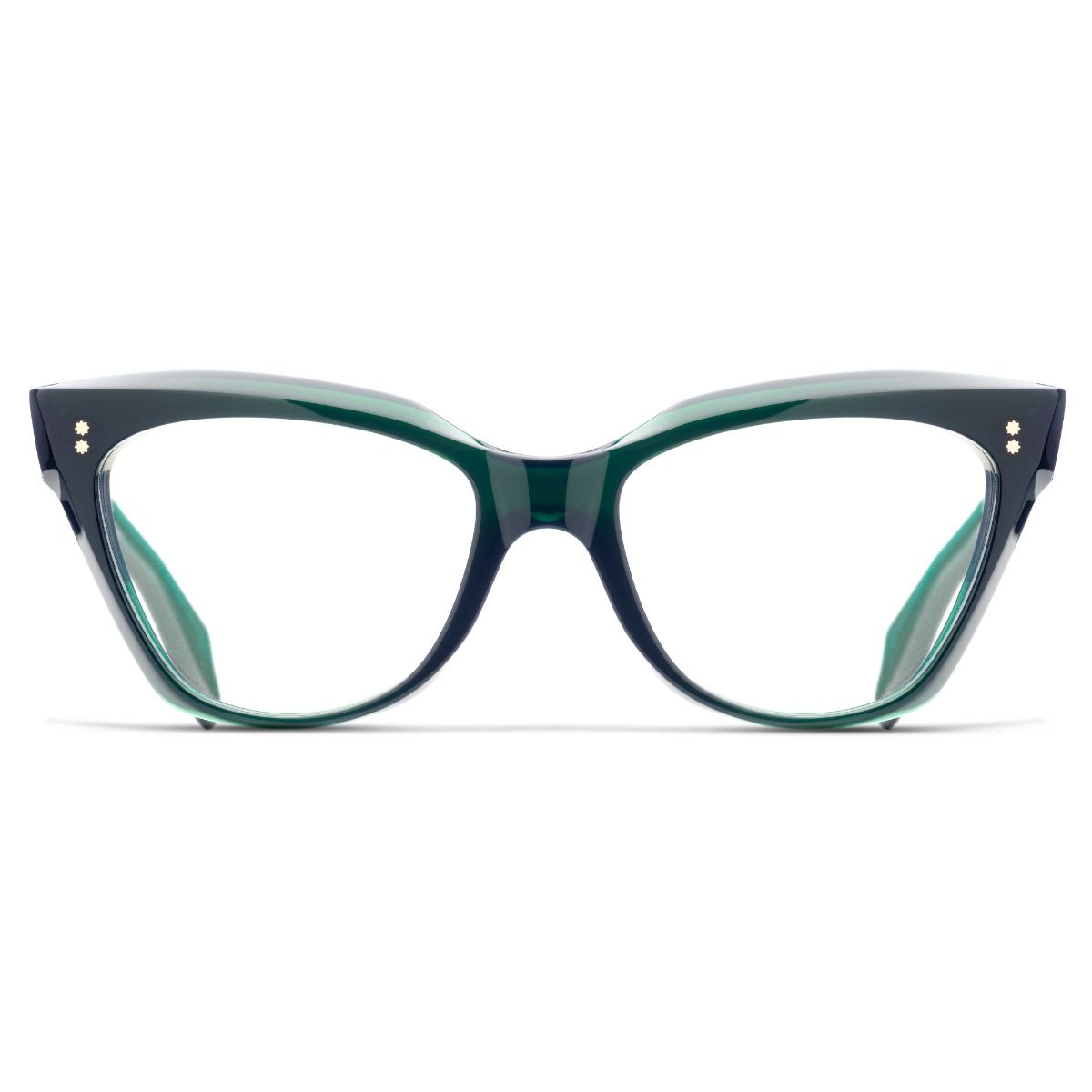 9288 Optical Cat Eye Glasses - Emerald Colour Studio