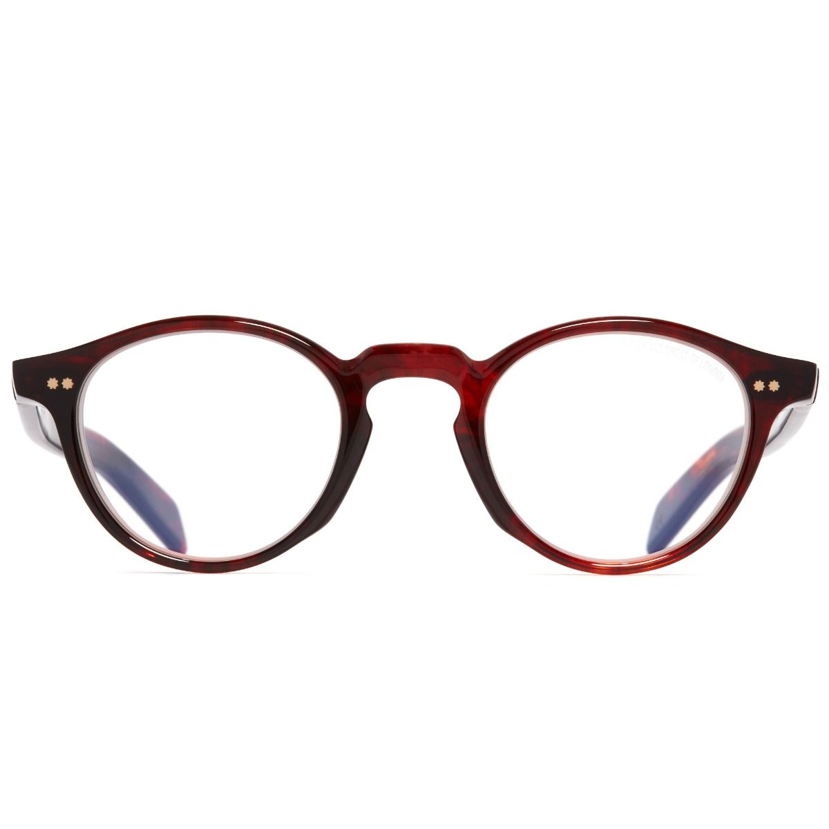 GR04 Round Optical Glasses - Red Havana by Cutler and Gross
