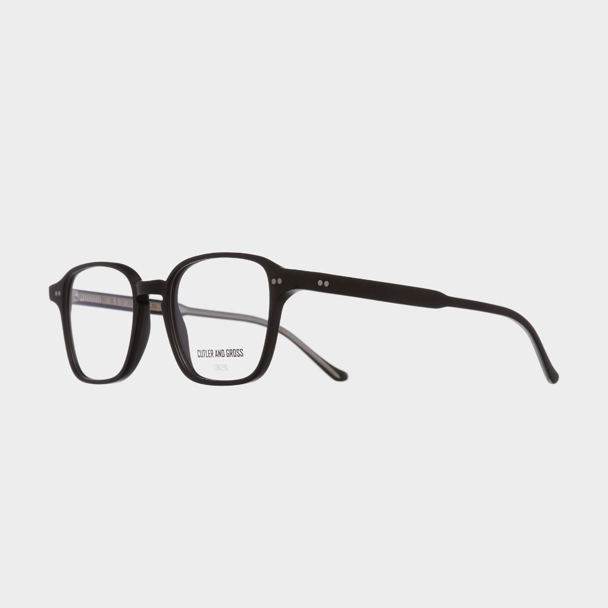 1360 Optical Square Glasses (Small) - Matt Black