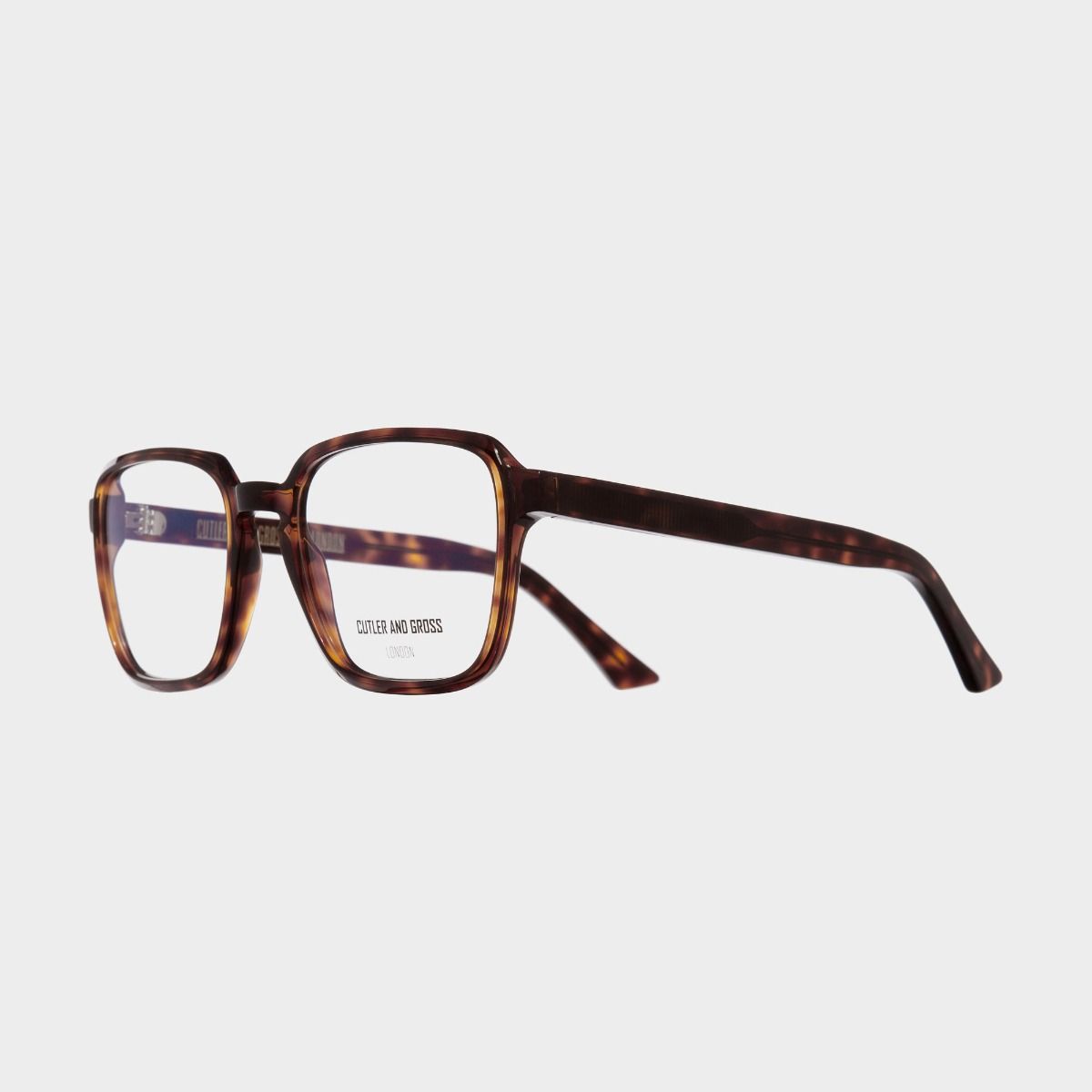 Cutler and Gross, 1361 Optical Square Glasses - Dark Turtle