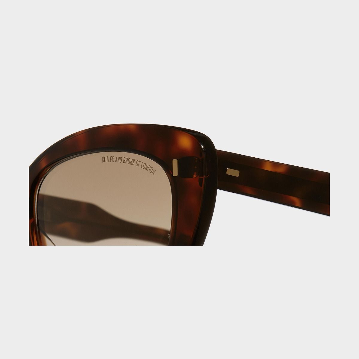 Cutler and Gross, 1350 Cat Eye Sunglasses - Dark Turtle