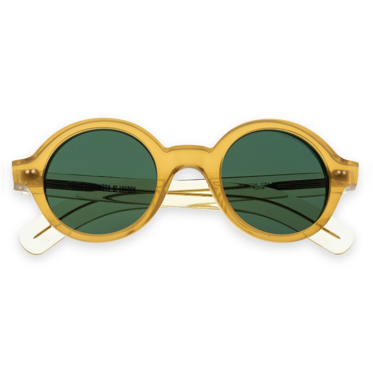 Cutler and Gross, 1396 Round Sunglasses - Bi-Layer Butterscotch