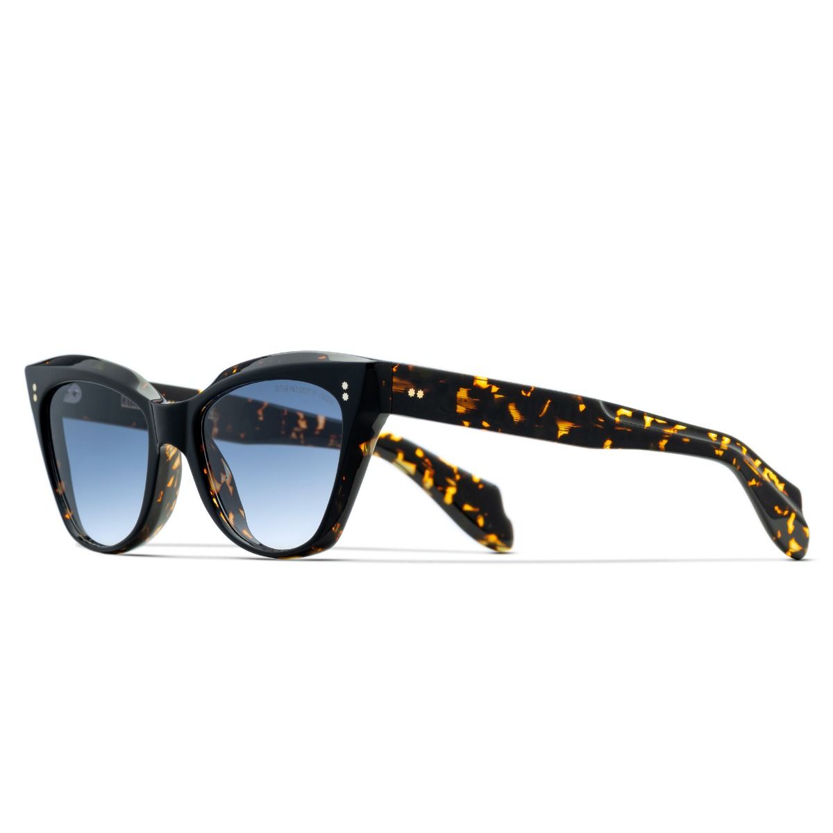 9288 Cat Eye Sunglasses - Black on Havana