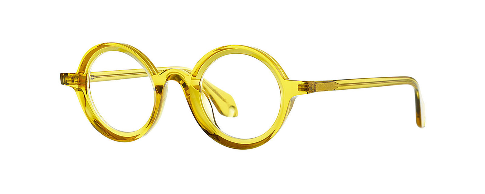 Mille+88 18 Transparent Mustard by Theo Eyewear