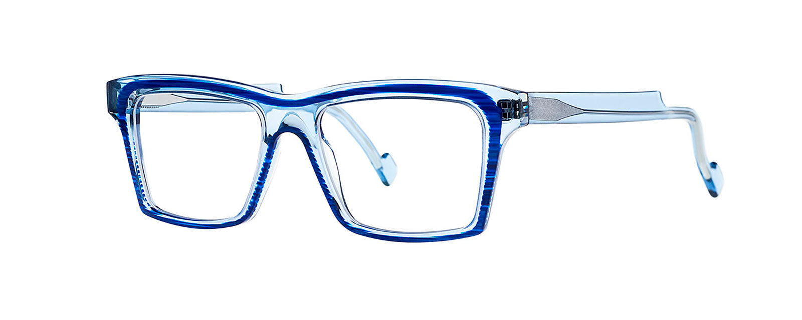 Rebus 015 Fashion Blue + Blue Lined by Theo Eyewear